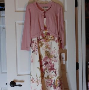 Jessica Howard 2-pc dress and sweater